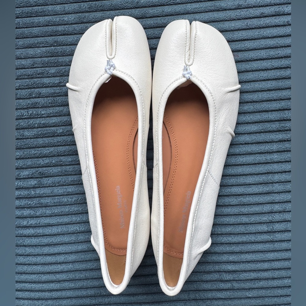 Maison Martin Margiela White Minimalist Flats